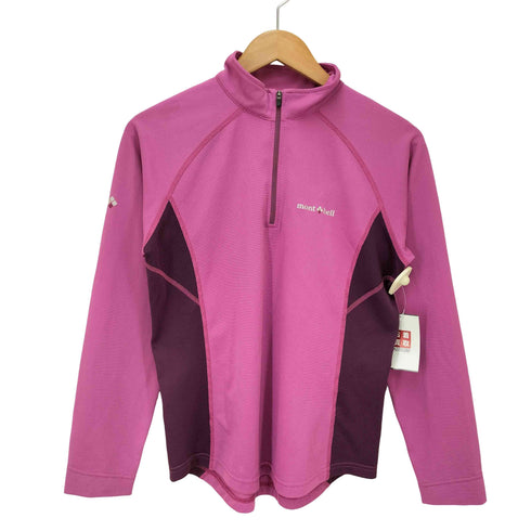 モンベル mont bell クール ロングスリーブジップシャツ レディース JPN:L