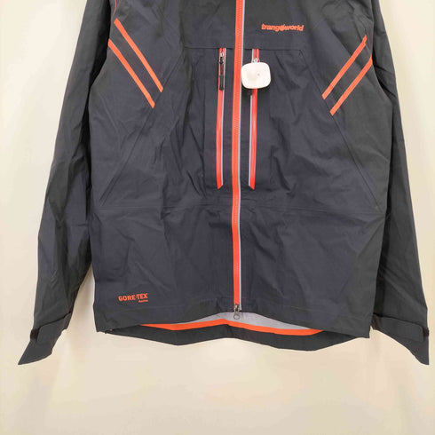 TRANG WORLD ortavientos Gore-Tex Kuhan 250 Negro Naranja Hombre メンズ