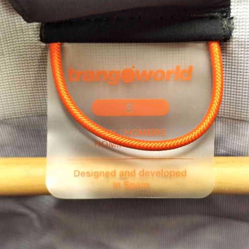 TRANG WORLD ortavientos Gore-Tex Kuhan 250 Negro Naranja Hombre メンズ