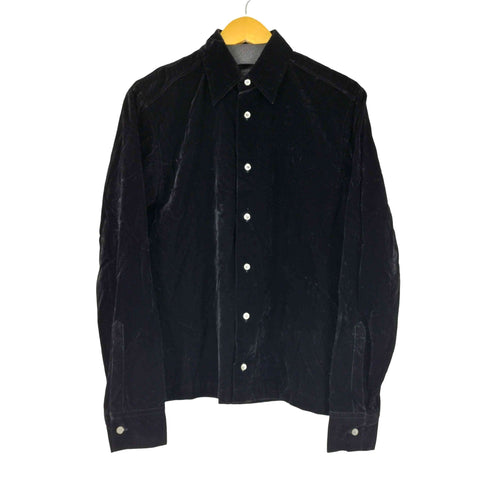 ソーバイアレクサンダーヴァンスロベ SO by alexander van slobbe ベロア L/S シャツ メンズ import:M