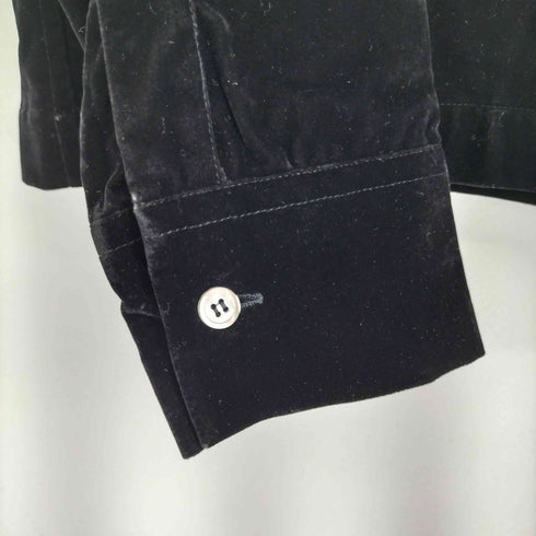 ソーバイアレクサンダーヴァンスロベ SO by alexander van slobbe ベロア L/S シャツ メンズ import:M