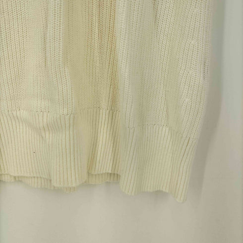 ウィルフリー willfully 22AW No Sleeve Front Half Zip Knit OP ノースリーブ フロント ハーフジップ ニット ワンピース レディース FREE