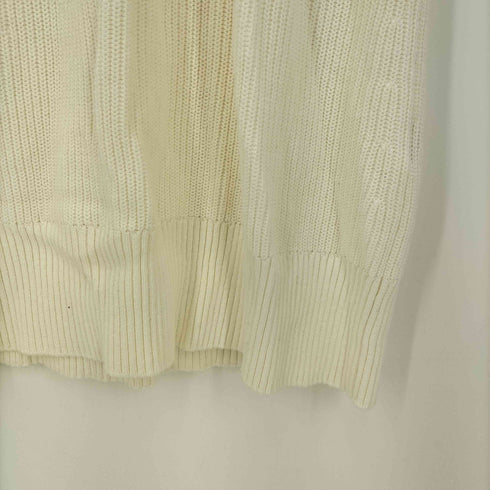 ウィルフリー willfully 22AW No Sleeve Front Half Zip Knit OP ノースリーブ フロント ハーフジップ ニット ワンピース レディース FREE