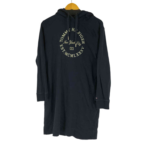 トミーヒルフィガー TOMMY HILFIGER METLLC ROUNDLL SHRT HOOD DRS レディース S