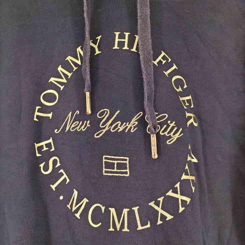 トミーヒルフィガー TOMMY HILFIGER METLLC ROUNDLL SHRT HOOD DRS レディース S