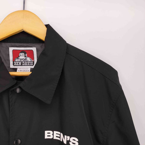 ベンデイビス BEN DAVIS LOGO PRINT COACHES JACKET ロゴ プリント コーチ ジャケット メンズ import:L