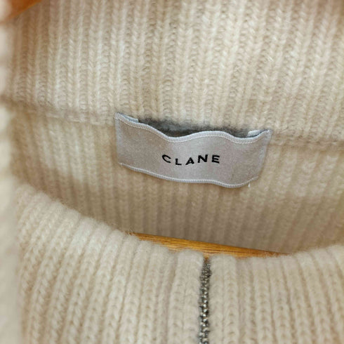 クラネ CLANE ZIP COLLAR KNIT VEST ジップカラーニットベスト レディース 2