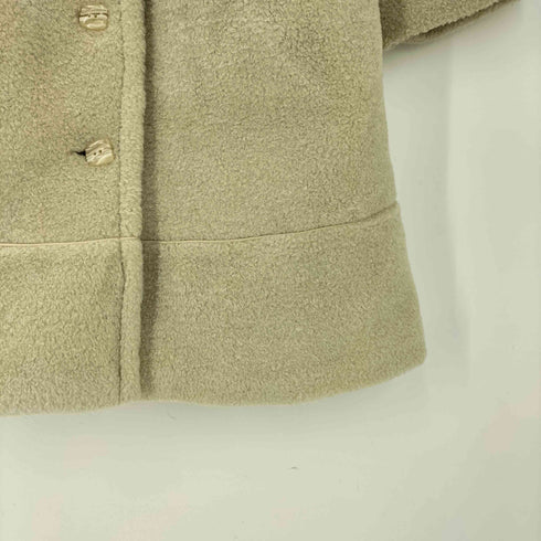 ウィルフリー willfully 23AW Undulate Yoke Stand Collar Boa Midi Coat アンディレイト ヨーク スタンド カラー ボア ミディ コート レディース FREE