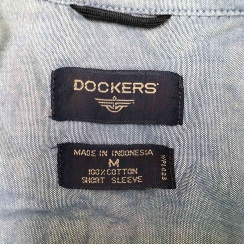 ドッカーズ DOCKERS STAIN DEFENDER シャンブレー ボタンダウン S/S シャツ メンズ import:M