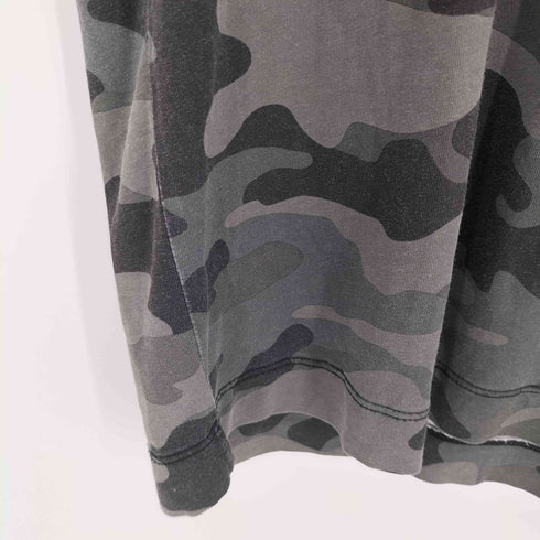 ディーゼルブラックゴールド DIESEL BLACK GOLD 00s Y2K ボーダー 迷彩 クルーネックTシャツ レディース import:M