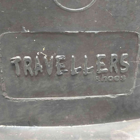 TRAVELLERS シボ革 レザー 9ホール コンバット ブーツ メンズ 42