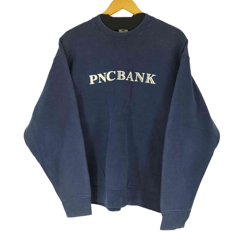 フルーツオブザルーム FRUIT OF THE LOOM 90S フロントプリントクルーネックスウェット メンズ import:L