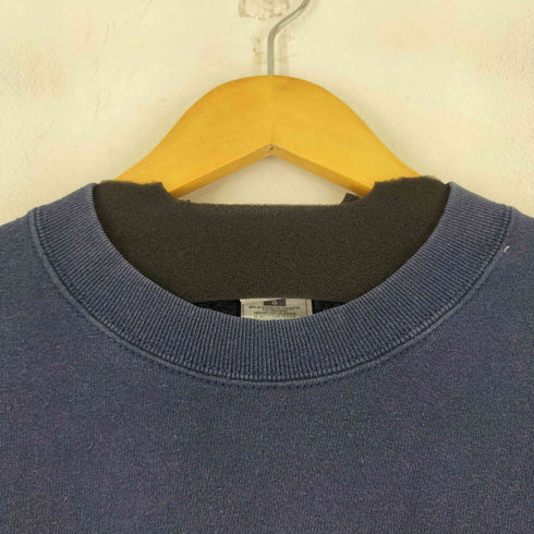 フルーツオブザルーム FRUIT OF THE LOOM 90S フロントプリントクルーネックスウェット メンズ import:L