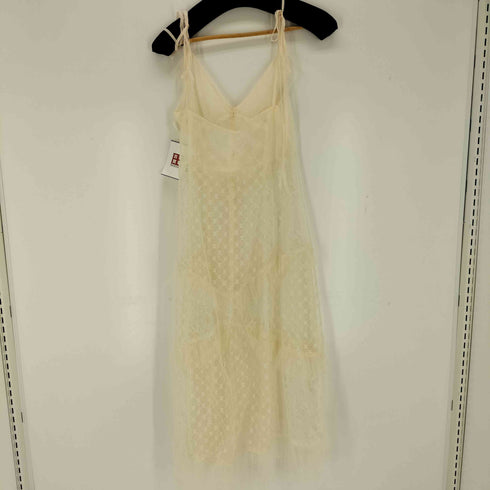 メゾンスペシャル MAISON SPECIAL Docking Lace Tulle Frill Maxidresses レディース