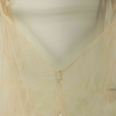 メゾンスペシャル MAISON SPECIAL Docking Lace Tulle Frill Maxidresses レディース