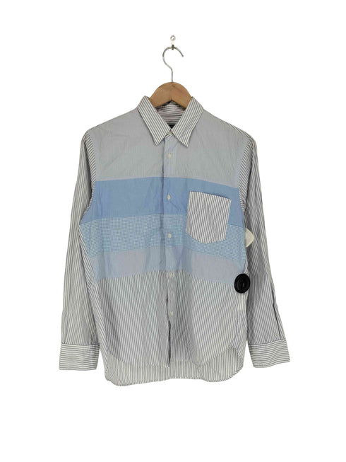 コムデギャルソンオム COMME des GARCONS HOMME AD2018 パッチワークL/S シャツ メンズ XS