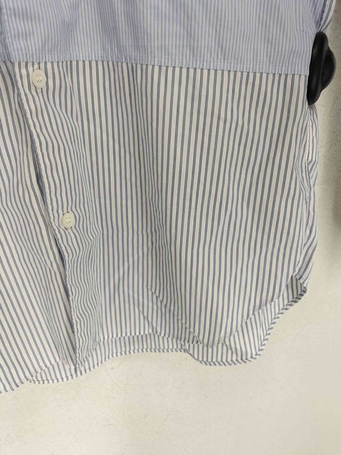 コムデギャルソンオム COMME des GARCONS HOMME AD2018 パッチワークL/S シャツ メンズ XS