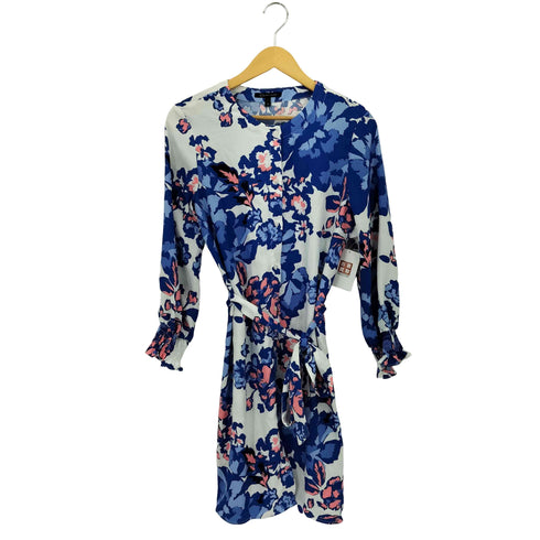 アルマーニエクスチェンジ ARMANI EXCHANGE フローラル プリント ラップ シャツ ドレス ワンピース レディース 6