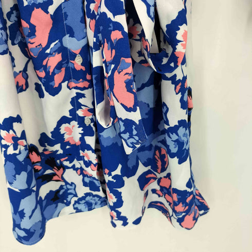 アルマーニエクスチェンジ ARMANI EXCHANGE フローラル プリント ラップ シャツ ドレス ワンピース レディース 6