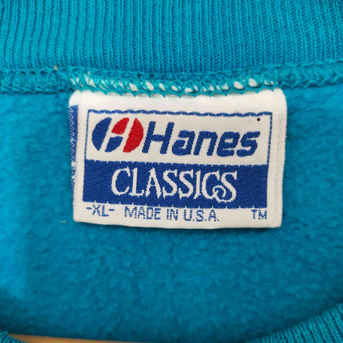 ヘインズ Hanes USA製 企業ロゴ スウェット メンズ import:XL