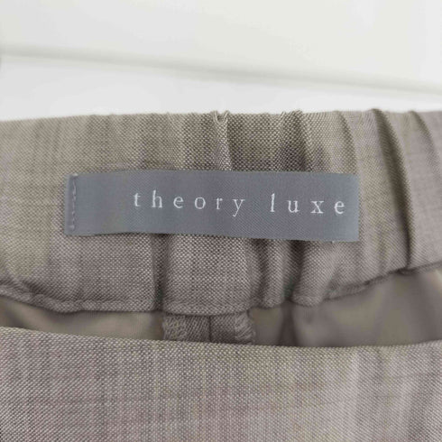 セオリーリュクス theory luxe ノータック ストレート スラックス パンツ レディース JPN:36