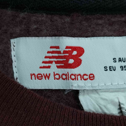 ニューバランス NEW BALANCE USA製 ヘビーウェイト ラグランスウェット メンズ import:S