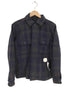 ギャップ Gap 裏地キルティングチェック柄比翼ジップジャケット メンズ S