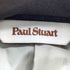 ポールスチュアート Paul Stuart ストライプ 背抜き ウールテーラードジャケット スーツセットアップ メンズ 46L