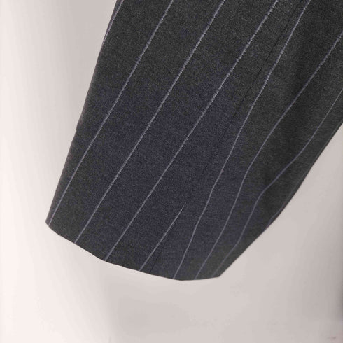 ポールスチュアート Paul Stuart ストライプ 背抜き ウールテーラードジャケット メンズ 46L