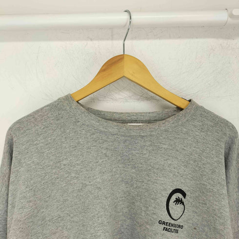 ポートアンドカンパニー PORT and COMPANY 企業ロゴプリント クルーネック L/S スウェット メンズ 2XL