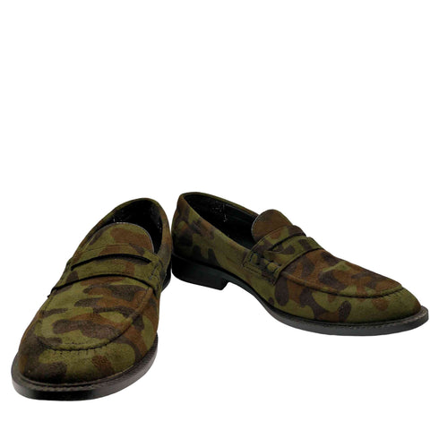 グラベラ glabella Beefroll Loafer ローファー カモ 迷彩柄 メンズ L