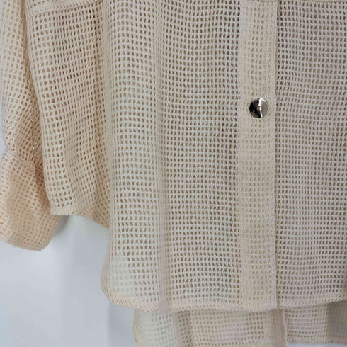 メゾンスペシャル MAISON SPECIAL 22SS メッシュシャツ レディース FREE