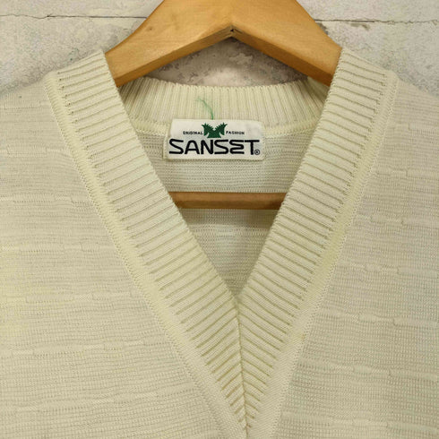 SANSET Vネックニット メンズ import:L