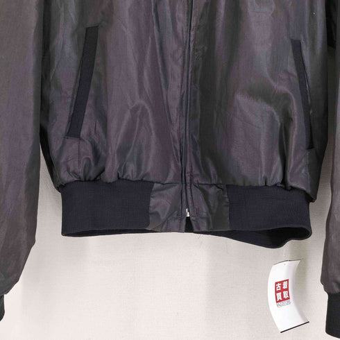 プラジャック Pla-Jac 80S USA製 三角タグ ワンポイント刺繍 エポレット ジップアップ ジャケット メンズ