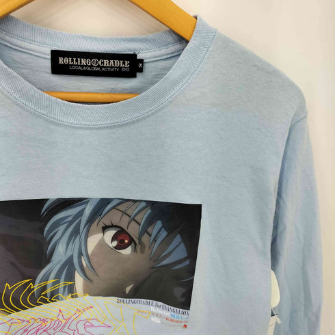 ローリングクレイドル Rolling Cradle LOCAL&GLOBAL ACTIVITY アニメプリント クルーネック ロンT メンズ import:S