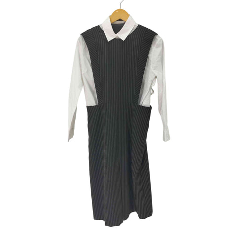 ピエールカルダン pierre cardin ストライプ柄 シャツワンピース レディース