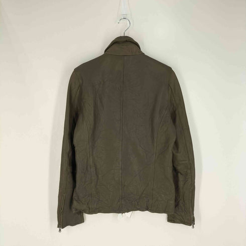 ジュンハシモト junhashimoto AZ by junhashimoto カウレザー ダブルジップジャケット メンズ JPN:L