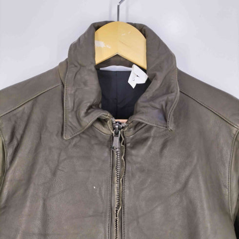 ジュンハシモト junhashimoto AZ by junhashimoto カウレザー ダブルジップジャケット メンズ JPN:L