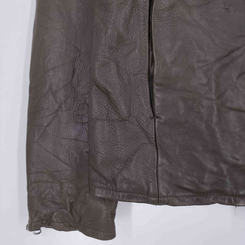 ジュンハシモト junhashimoto AZ by junhashimoto カウレザー ダブルジップジャケット メンズ JPN:L