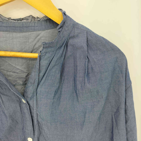 ユナイテッドアローズグリーンレーベルリラクシング UNITED ARROWS green label relaxing フリルネック ブラウス レディース FREE