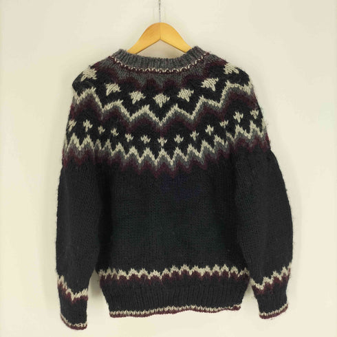 90S CHECK KATE ノルディック セーター プルオーバー ニット メンズ import:L