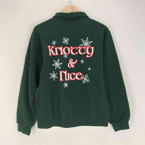 ジャージーズ JERZEES フロントプリントハーフジップスウェット メンズ S