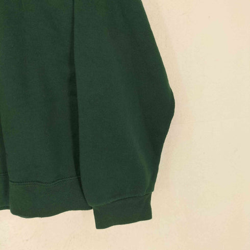 ジャージーズ JERZEES フロントプリントハーフジップスウェット メンズ S