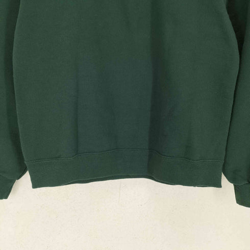 ジャージーズ JERZEES フロントプリントハーフジップスウェット メンズ S