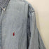 ラルフローレン RALPH LAUREN ボタンダウン デニムシャツ メンズ import:XL