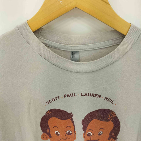 アメリカンアパレル AMERICAN APPAREL USA製 両面プリント クルーネック Tシャツ メンズ import:M