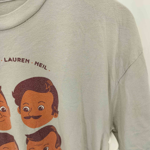 アメリカンアパレル AMERICAN APPAREL USA製 両面プリント クルーネック Tシャツ メンズ import:M