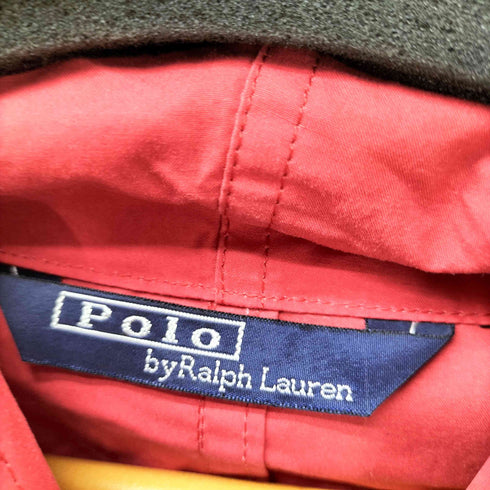 ポロバイラルフローレン Polo by RALPH LAUREN 90S ナイガイ期 三角タグ ポニー刺繍 コットン マウンテン パーカー ジャケット メンズ