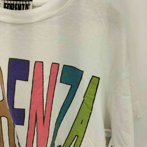フォレンツァ FORENZA 90s シングルステッチ ロゴプリント クルーネック Tシャツ メンズ import:L