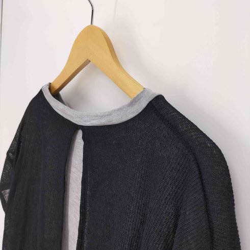 レイヤードカットソー前後2way レディース FREE